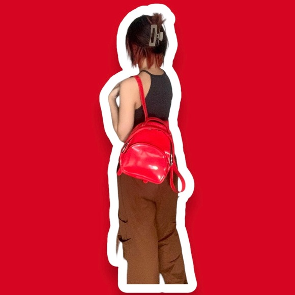 RED Flashy Backpack - Picture 5 of 6